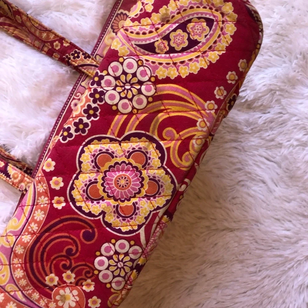 Vera Bradley Raspberry Fizz Quilted Tote Bag - Picture 6 of 13
